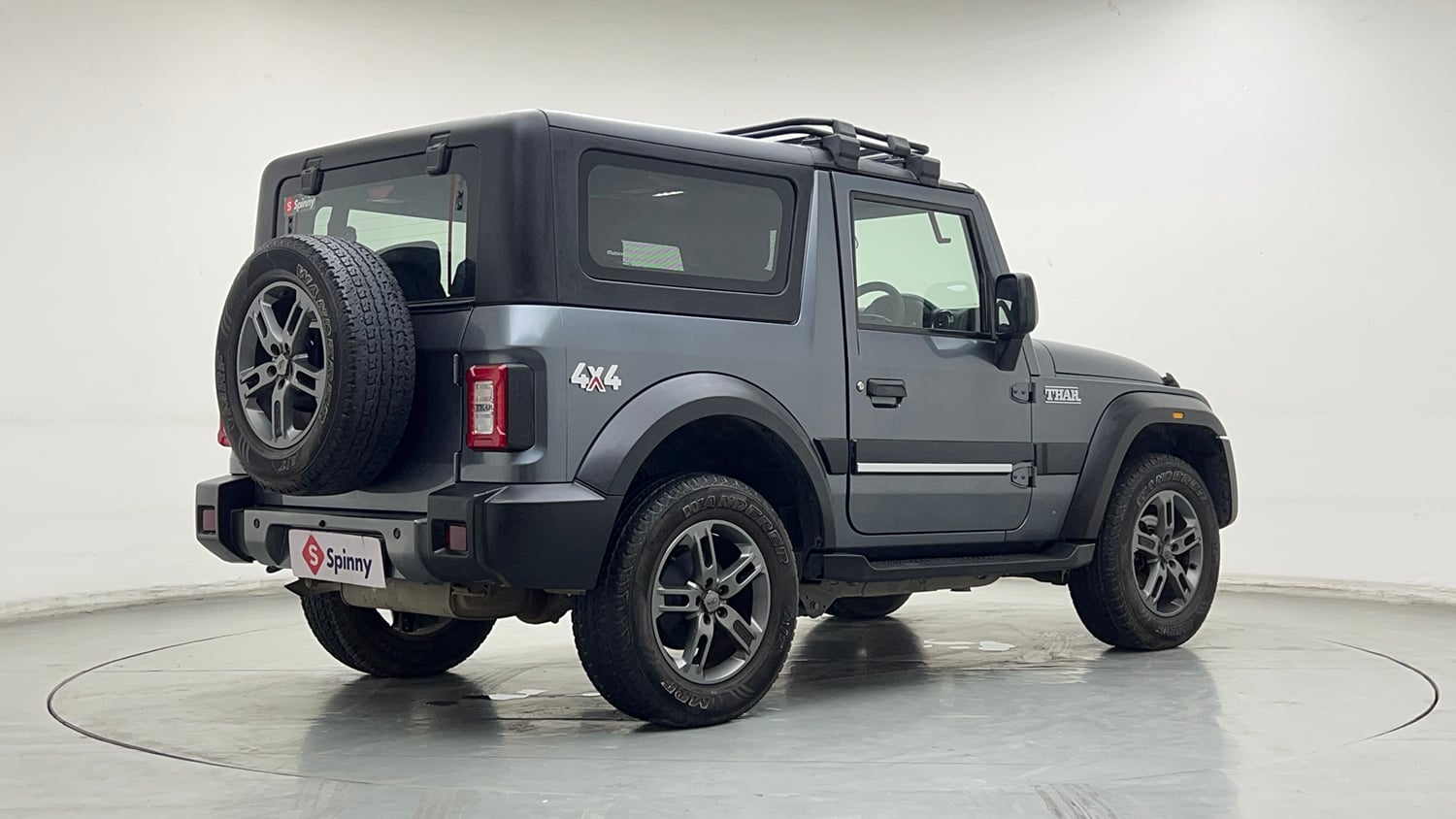 Used 2022 mahindra Thar LX Hard Top Petrol AT 4WD Petrol Automatic exterior RIGHT REAR CORNER VIEW