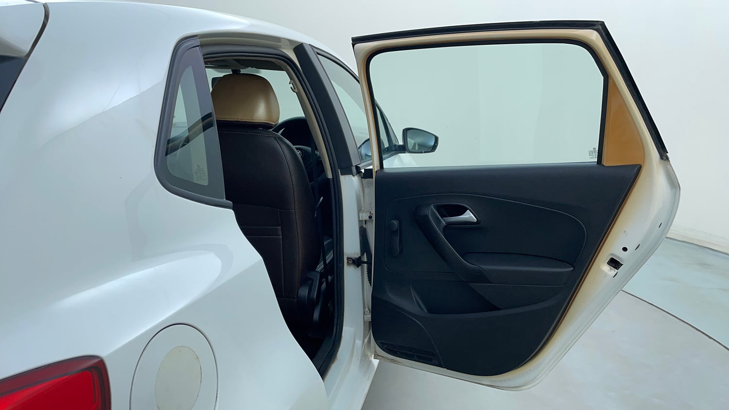 Used 2015 Volkswagen Polo Trendline 1.2L (P) Petrol Manual interior RIGHT REAR DOOR OPEN VIEW