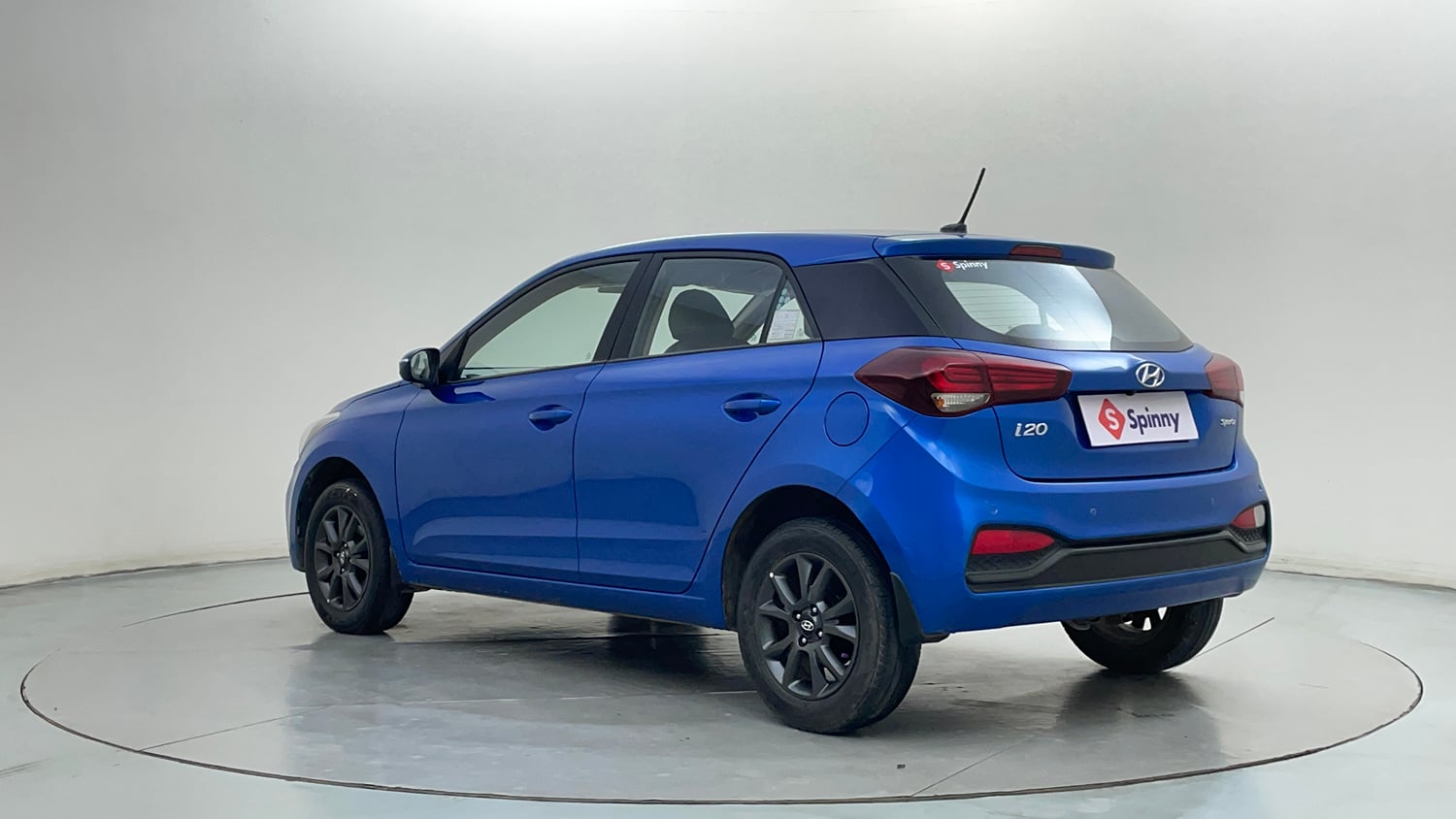 Used 2019 Hyundai Elite i20 Sportz Plus 1.2 CVT Petrol Automatic exterior LEFT REAR CORNER VIEW