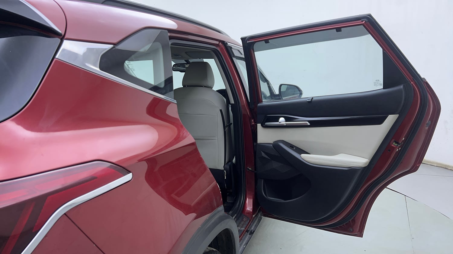 Used 2020 kia Seltos HTX IVT 1.5 Petrol Automatic interior RIGHT REAR DOOR OPEN VIEW