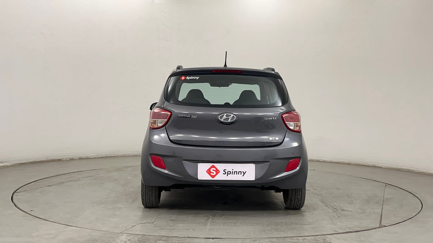 Used 2016 Hyundai Grand i10 Sportz 1.2 Kappa VTVT Petrol Manual exterior BACK VIEW