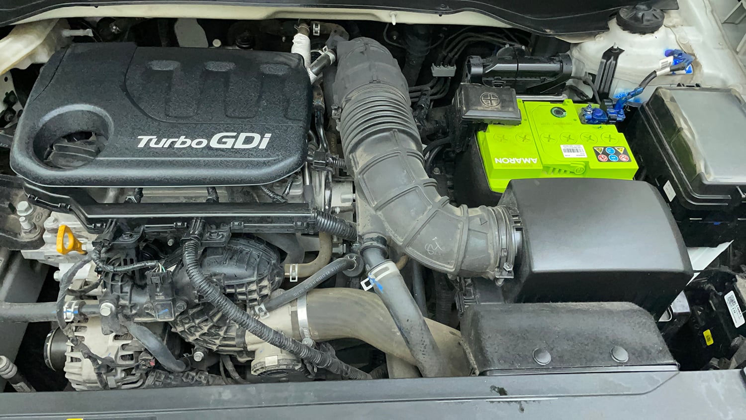 Used 2022 Hyundai Venue SX Plus 1.0 Turbo DCT Petrol Automatic engine ENGINE LEFT SIDE VIEW