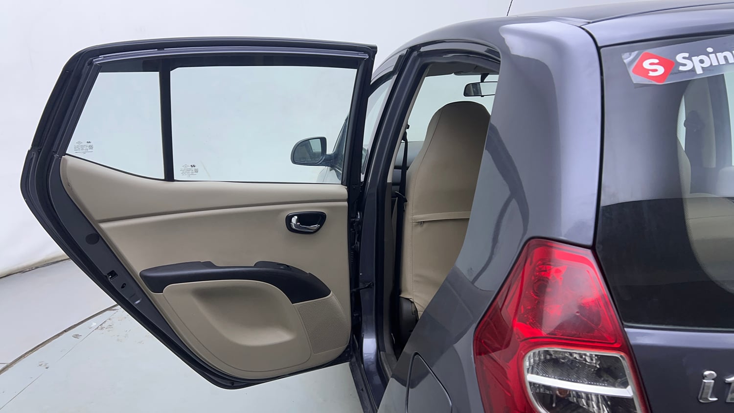 Used 2016 Hyundai i10 Sportz 1.1 iRDE2 Petrol Manual interior LEFT REAR DOOR OPEN VIEW