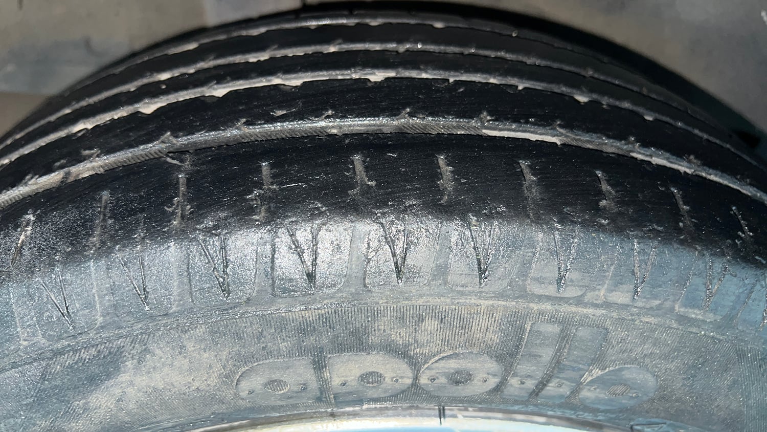 Used 2022 Honda Jazz ZX CVT Petrol Automatic tyres RIGHT REAR TYRE TREAD VIEW