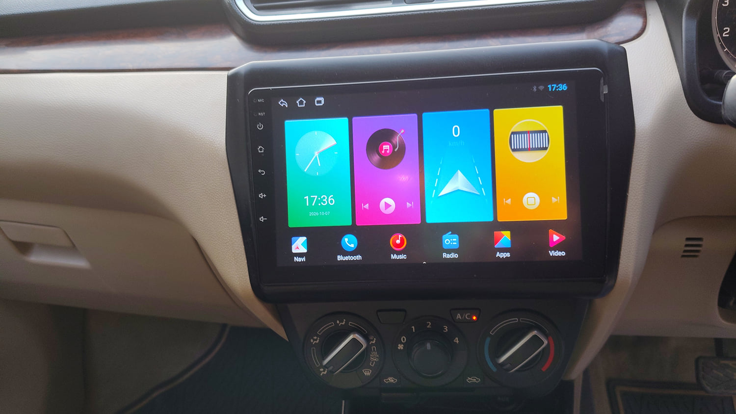 Used 2020 Maruti Suzuki Dzire VXi AMT Petrol Automatic interior MUSIC SYSTEM & AC CONTROL VIEW