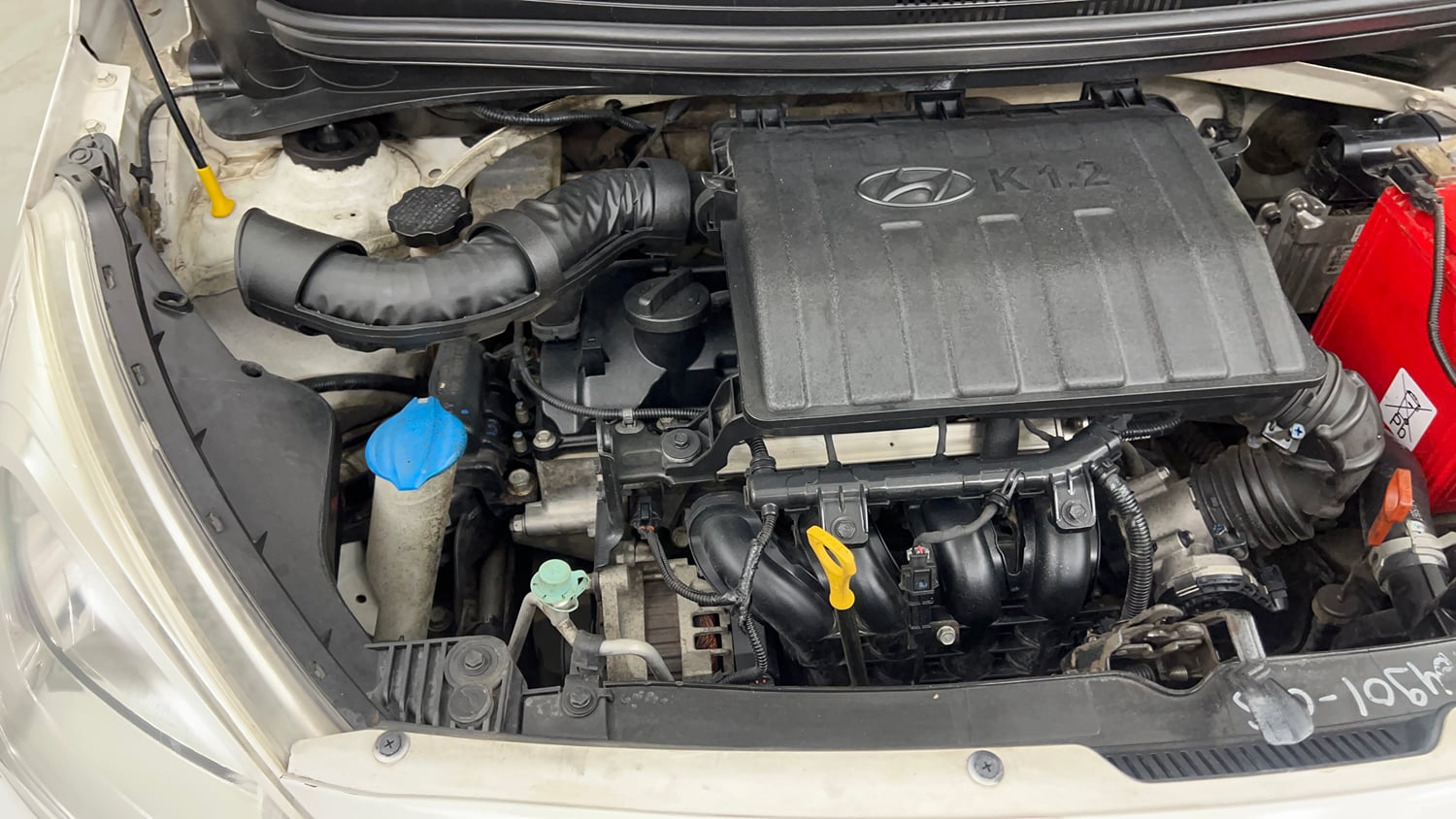 Used 2018 Hyundai Grand i10 Sportz (O) AT 1.2 Kappa VTVT Petrol Automatic engine ENGINE RIGHT SIDE VIEW