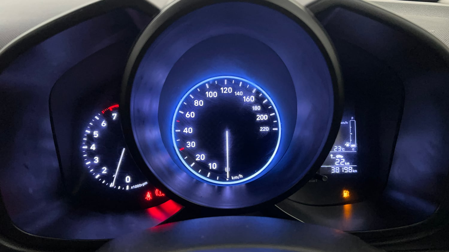 Used 2021 Hyundai Venue SX 1.0 Turbo Petrol Manual interior CLUSTERMETER VIEW