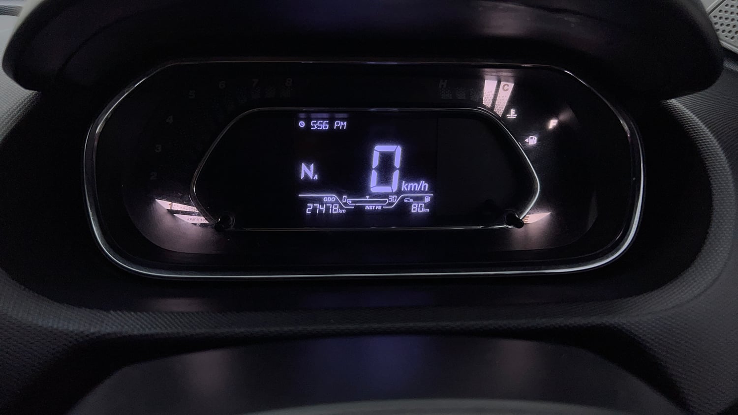 Used 2022 Tata Tiago XZA Plus Petrol Automatic interior CLUSTERMETER VIEW