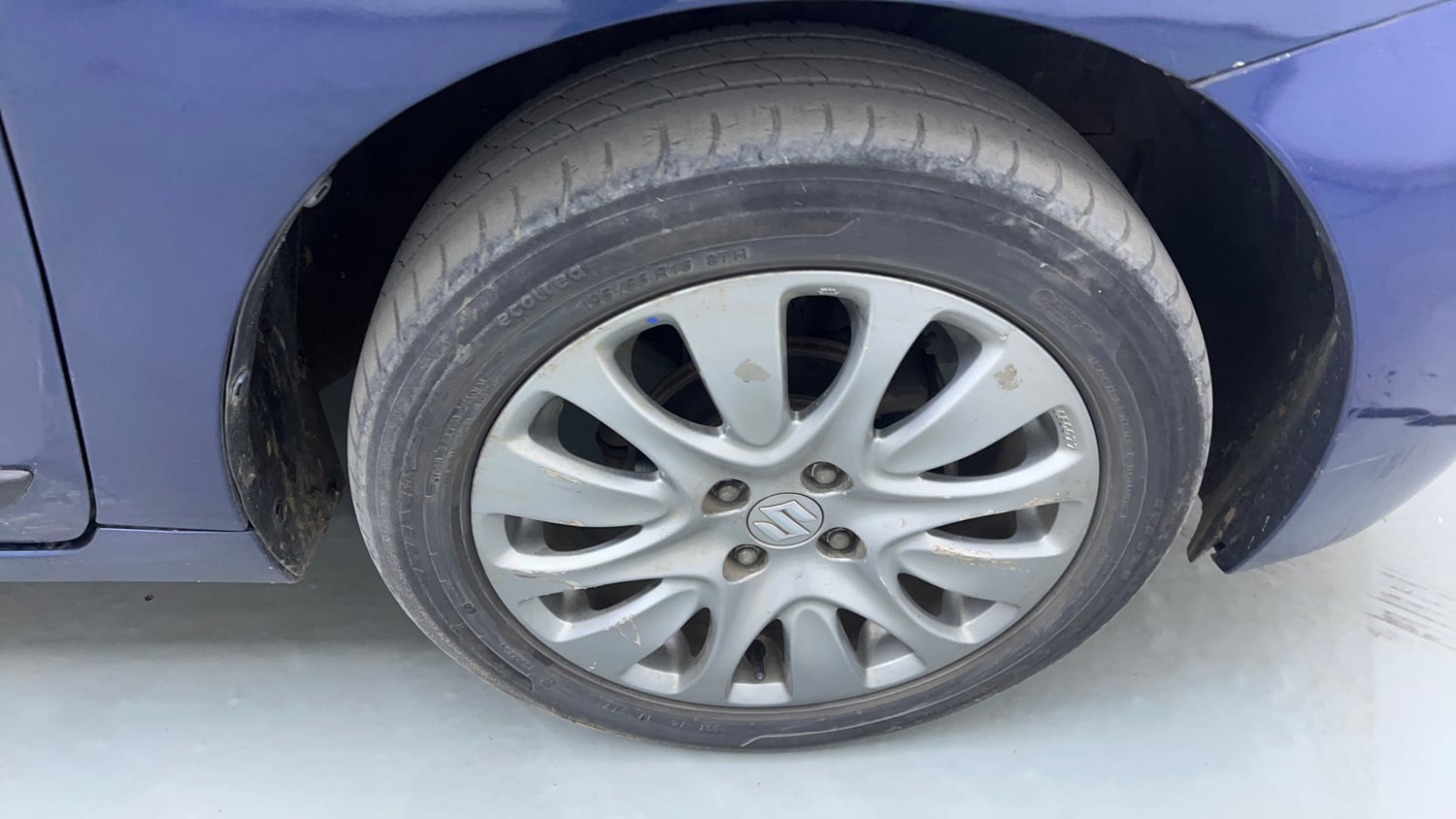 Used 2018 Maruti Suzuki Baleno Alpha 1.2 Petrol Manual tyres RIGHT FRONT TYRE RIM VIEW