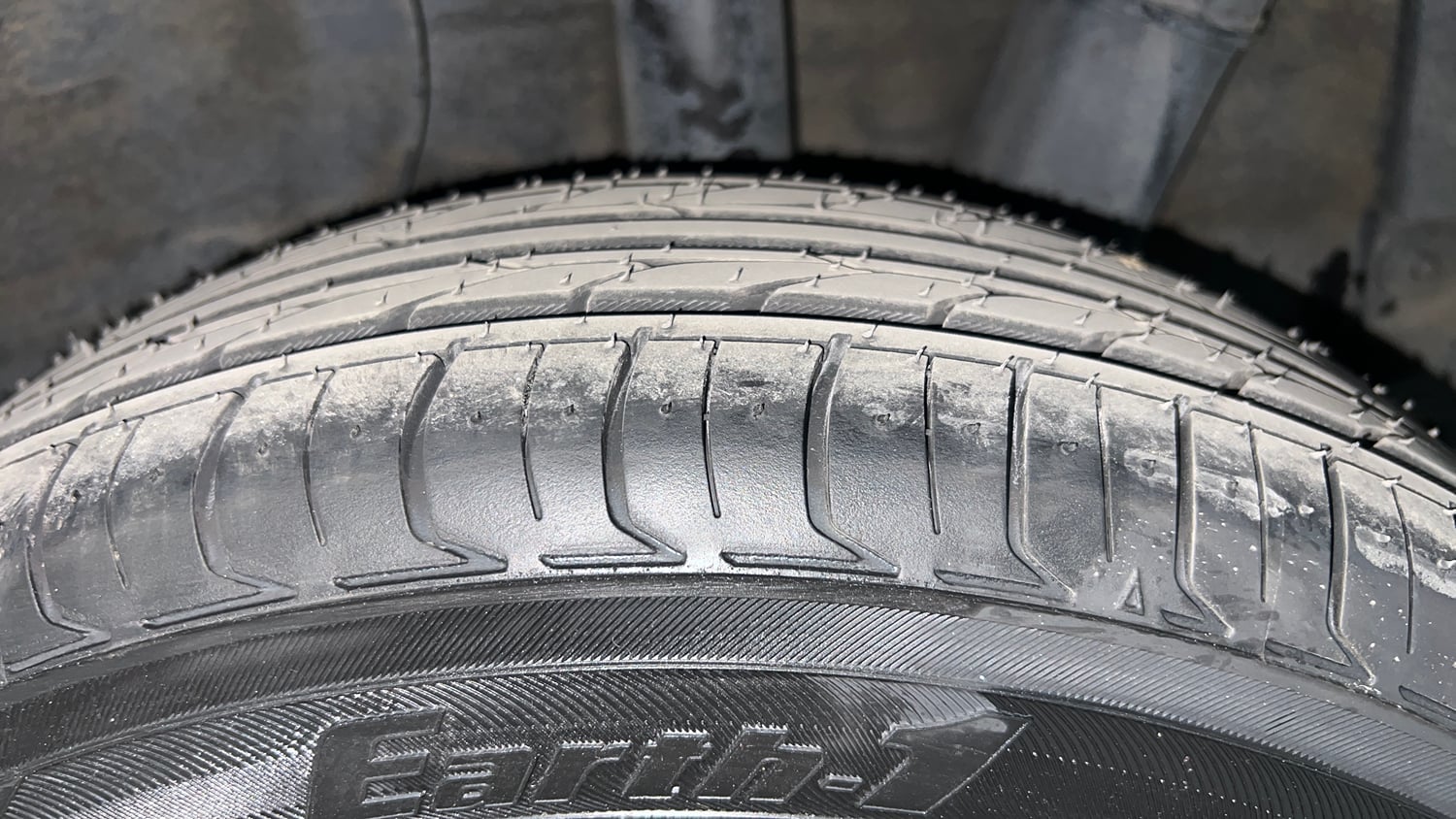 Used 2023 Hyundai Grand i10 Nios Sportz 1.2 Kappa VTVT Petrol Manual tyres LEFT REAR TYRE TREAD VIEW