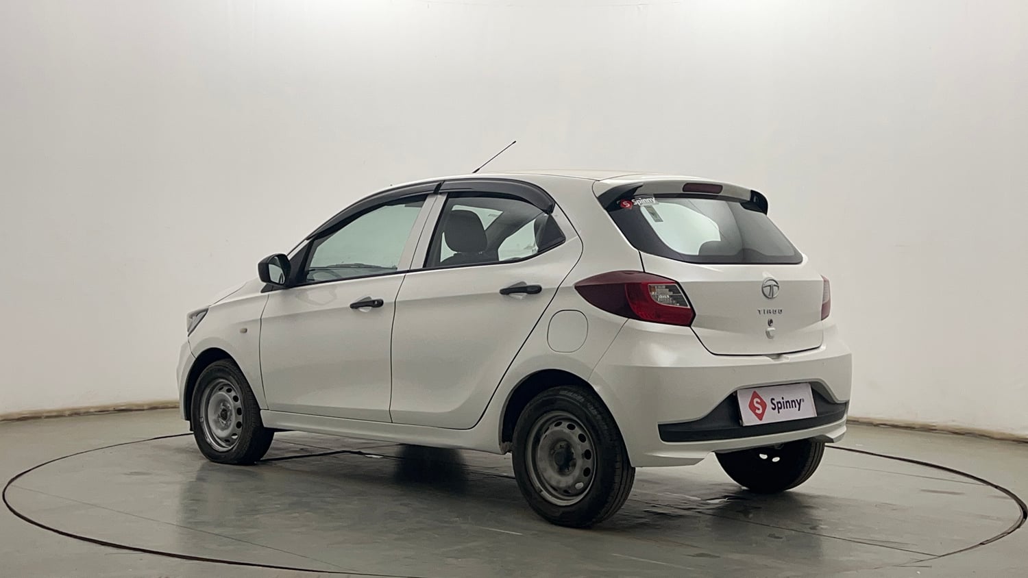 Used 2021 Tata Tiago XE Petrol Manual exterior LEFT REAR CORNER VIEW