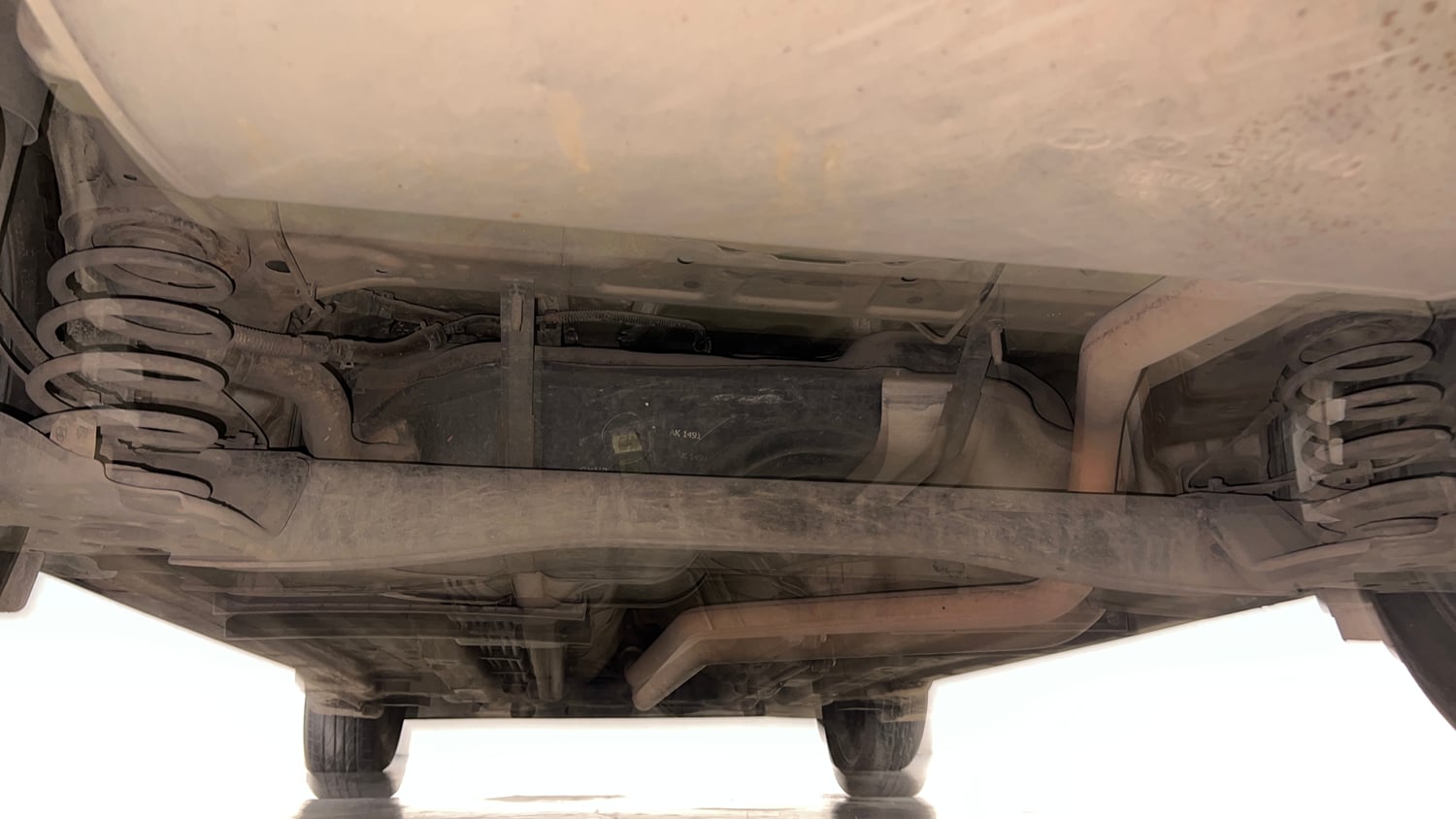 Used 2020 Kia Seltos GTX Plus AT 1.5 Diesel Diesel Automatic extra REAR UNDERBODY VIEW (TAKEN FROM REAR)