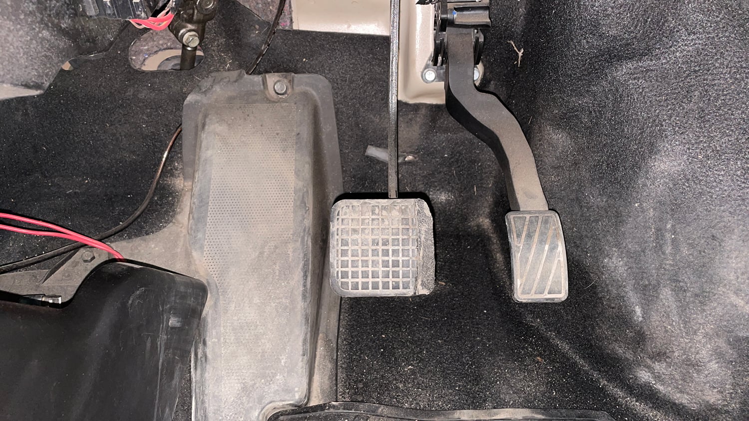 Used 2015 Tata Nano Twist XTA Petrol Automatic interior PEDALS VIEW