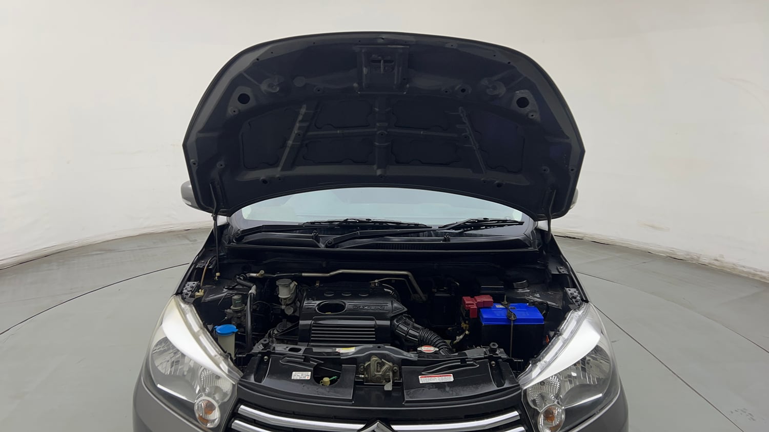Used 2016 Maruti Suzuki Celerio ZXi AMT Petrol Automatic engine ENGINE & BONNET OPEN FRONT VIEW