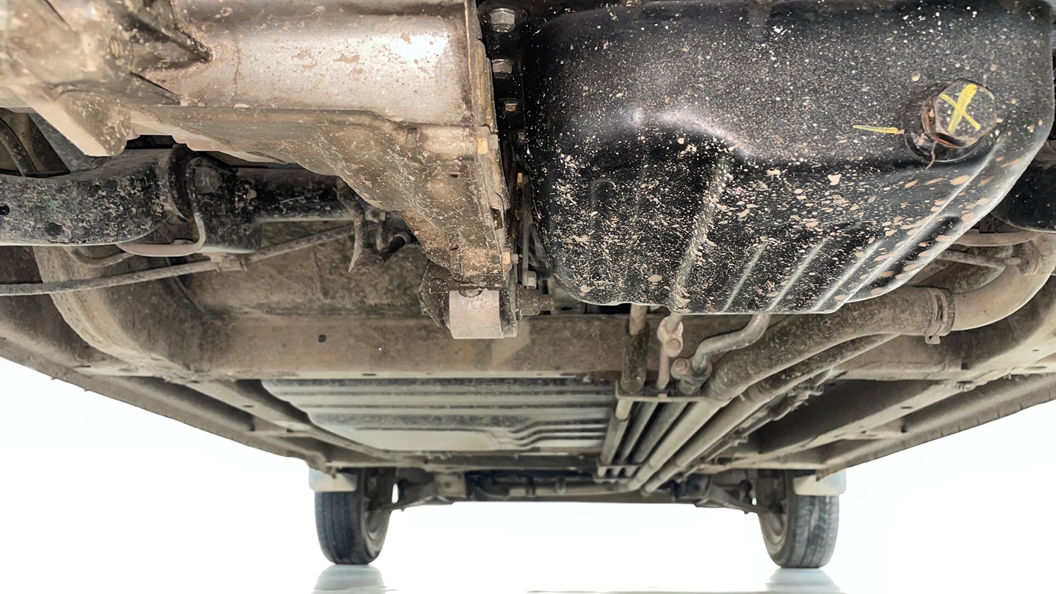 Used 2015 Tata Nano Twist XTA Petrol Automatic extra REAR UNDERBODY VIEW (TAKEN FROM REAR)