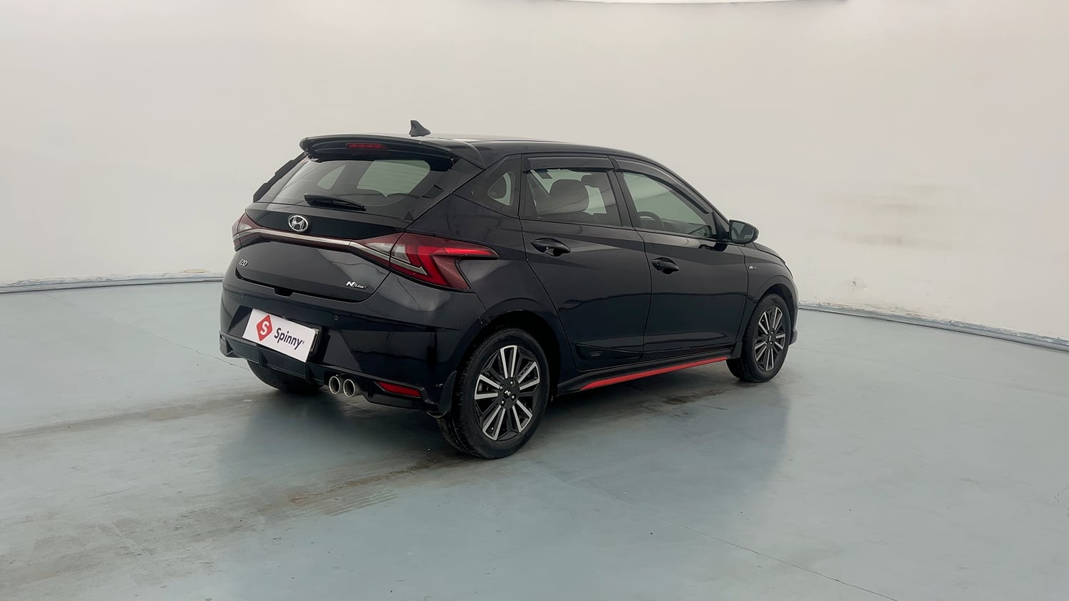 Used 2023 Hyundai i20 N Line N8 1.0 Turbo DCT Petrol Automatic exterior RIGHT REAR CORNER VIEW