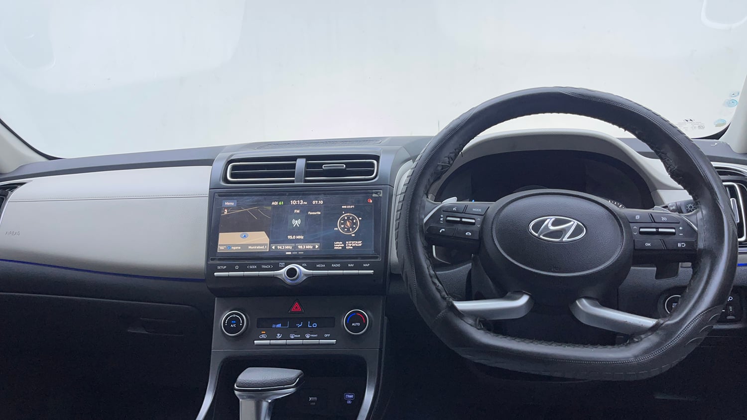 Used 2021 Hyundai Creta SX (O) 1.5 Petrol IVT Petrol Automatic interior DASHBOARD VIEW