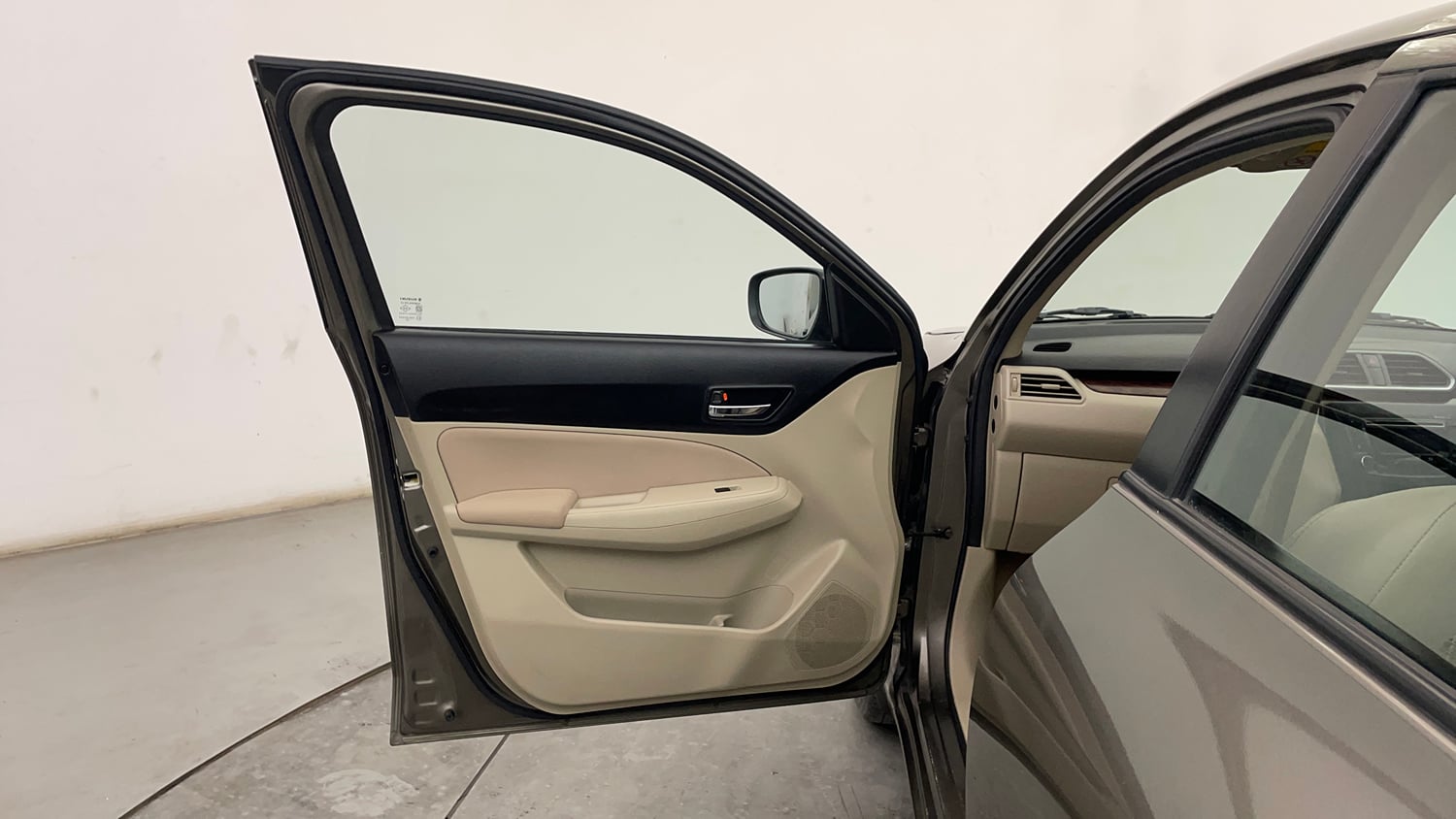 Used 2019 Maruti Suzuki Dzire VXi Petrol Manual interior LEFT FRONT DOOR OPEN VIEW