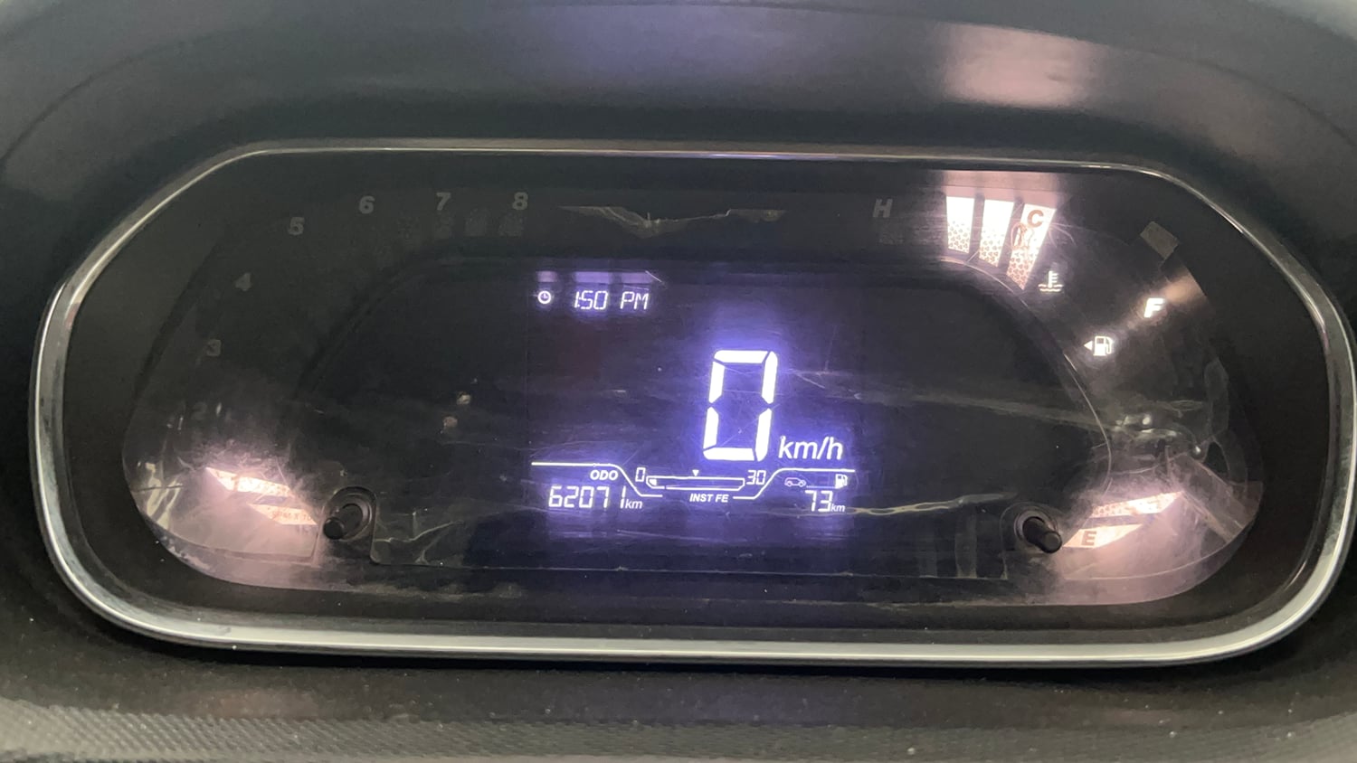 Used 2021 Tata Tiago XE Petrol Manual interior CLUSTERMETER VIEW