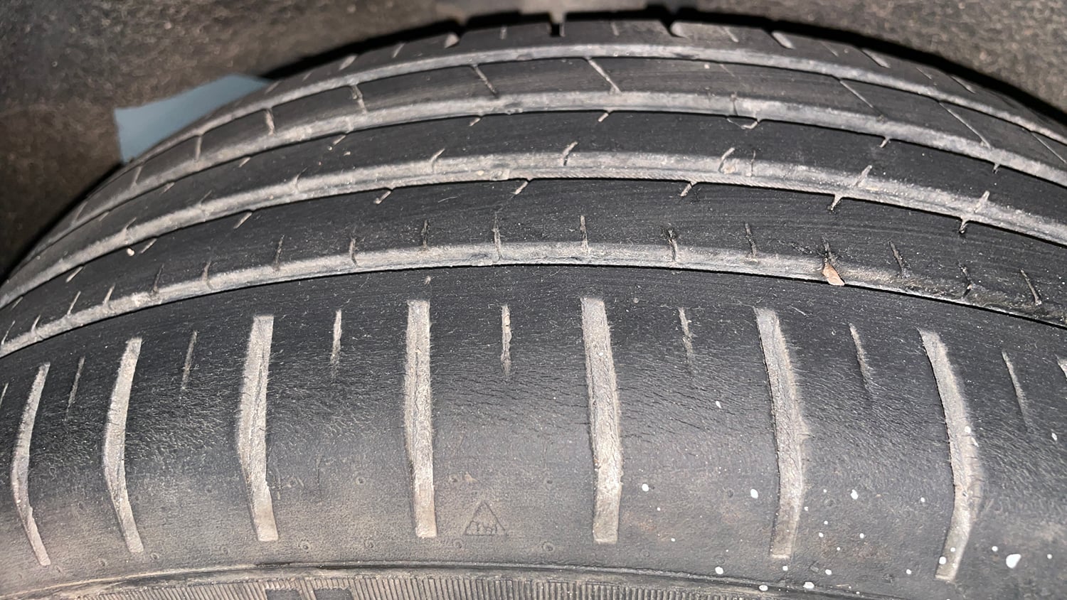 Used 2021 Maruti Suzuki Baleno Zeta Automatic Petrol Automatic tyres RIGHT REAR TYRE TREAD VIEW