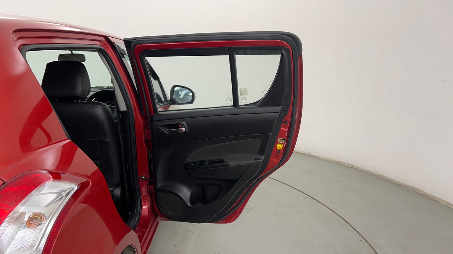 Used 2014 Maruti Suzuki Swift VXi Petrol Manual interior RIGHT REAR DOOR OPEN VIEW