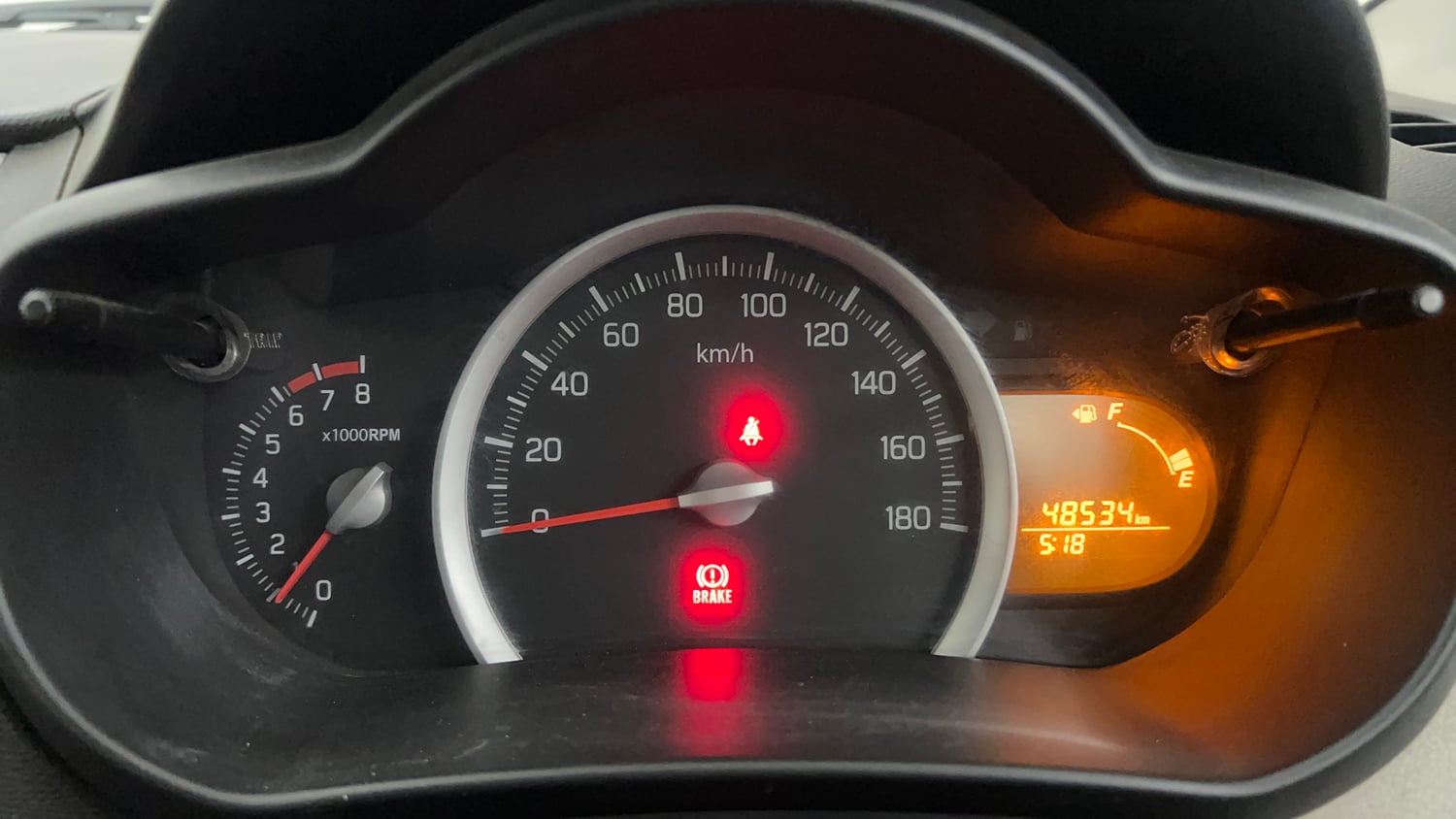 Used 2017 Maruti Suzuki Celerio ZXi Opt Petrol Manual interior CLUSTERMETER VIEW