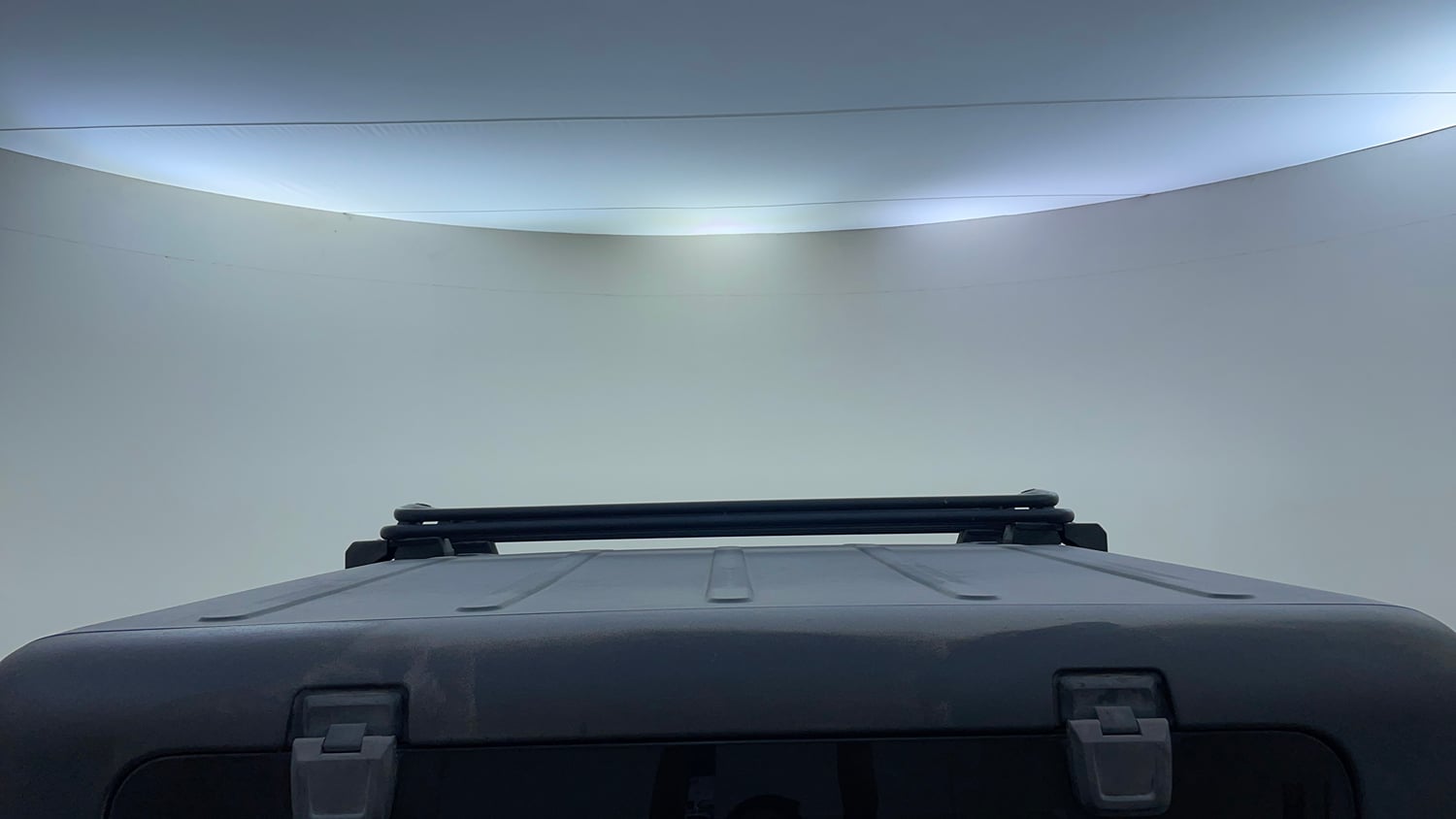 Used 2022 mahindra Thar LX Hard Top Petrol MT 4WD Petrol Manual exterior EXTERIOR ROOF VIEW