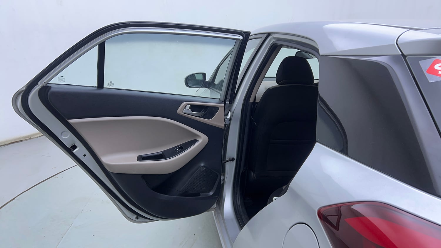 Used 2017 Hyundai Elite i20 Asta 1.2 Petrol Manual interior LEFT REAR DOOR OPEN VIEW