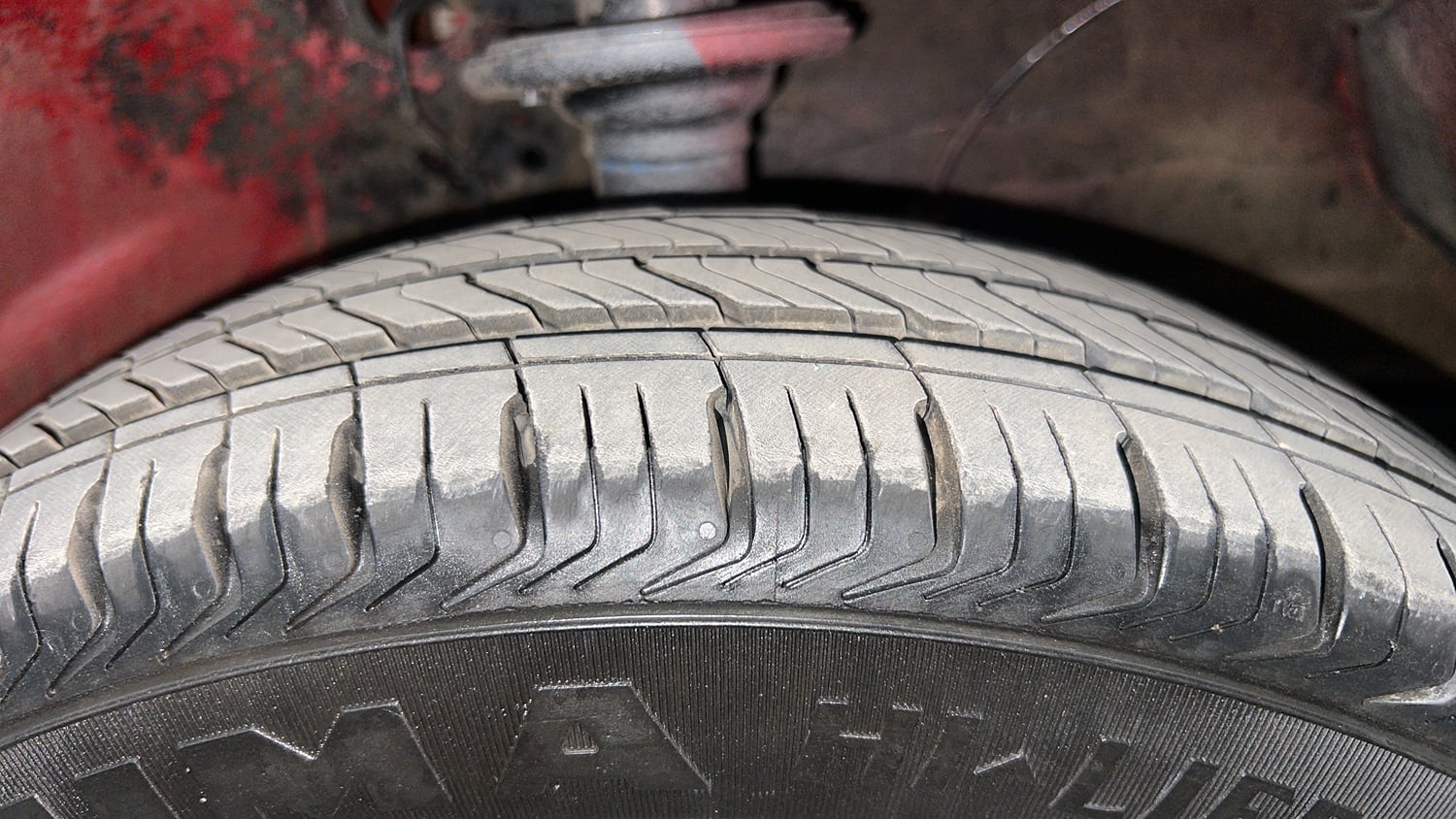Used 2023 Maruti Suzuki Alto K10 VXi Plus AGS Petrol Automatic tyres RIGHT FRONT TYRE TREAD VIEW
