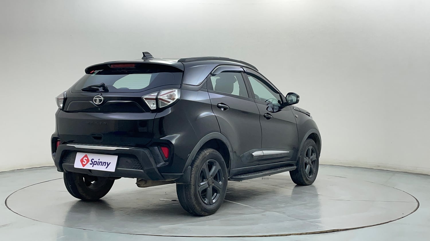 Used 2022 Tata Nexon XZA Plus (Premium) Dark Edition Petrol Automatic exterior RIGHT REAR CORNER VIEW