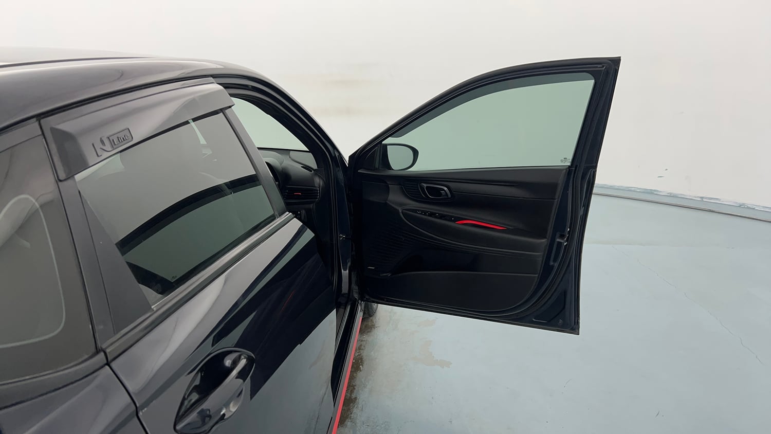Used 2023 Hyundai i20 N Line N8 1.0 Turbo DCT Petrol Automatic interior RIGHT FRONT DOOR OPEN VIEW