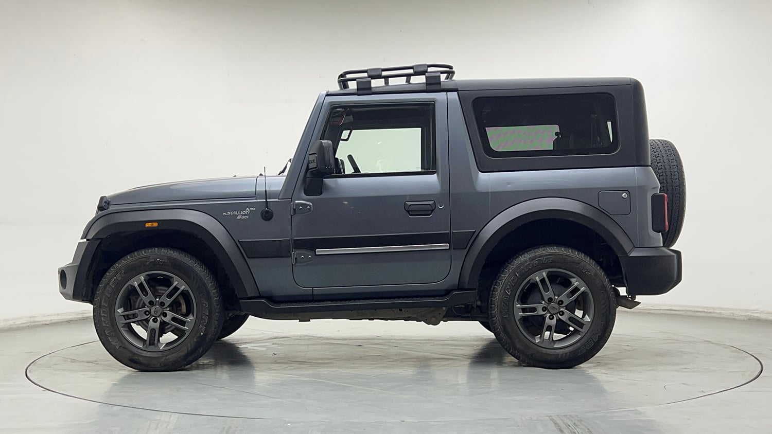 Used 2022 mahindra Thar LX Hard Top Petrol AT 4WD Petrol Automatic exterior LEFT SIDE VIEW