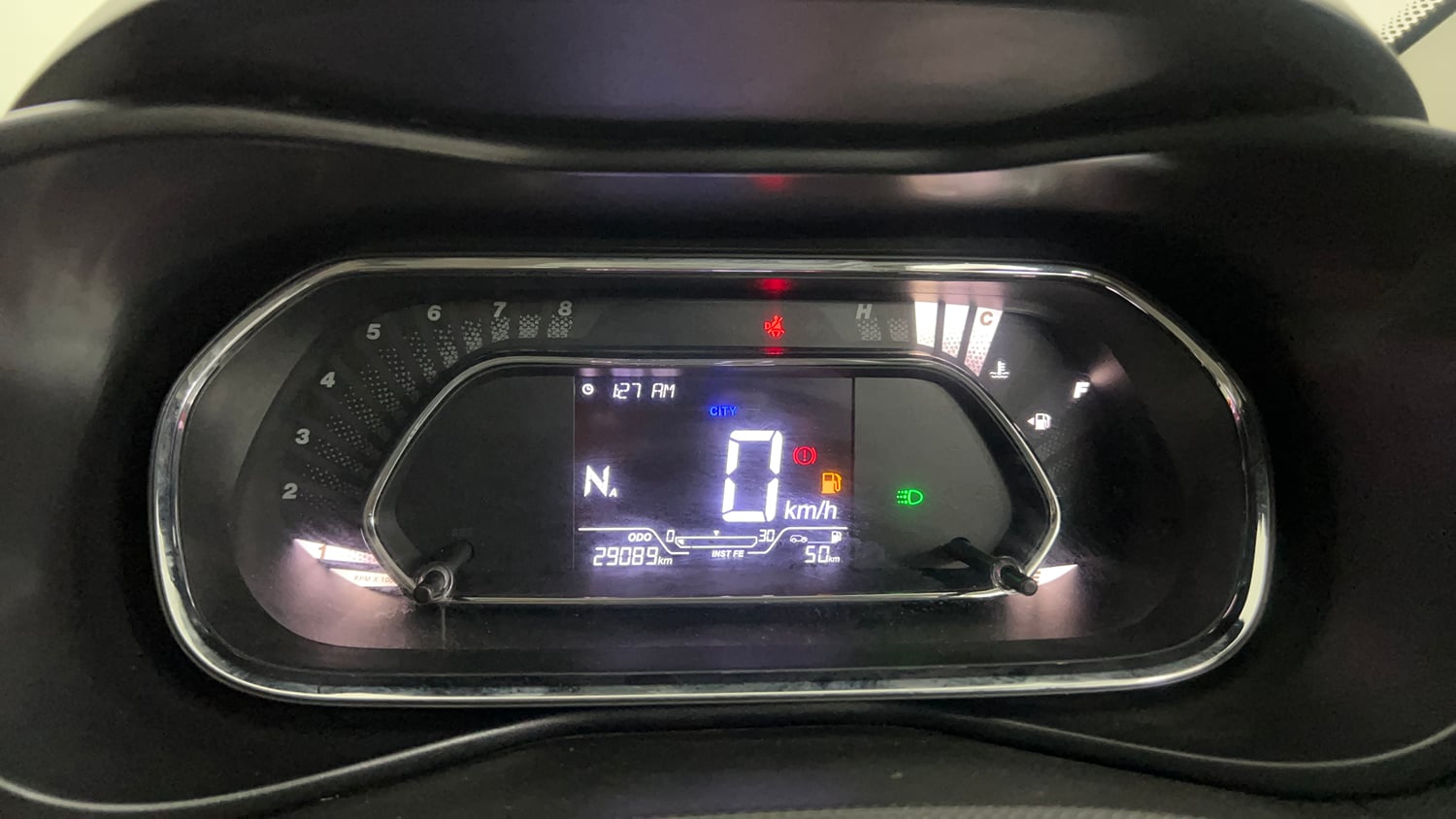 Used 2021 Tata Nexon XZA Plus Petrol Automatic interior CLUSTERMETER VIEW