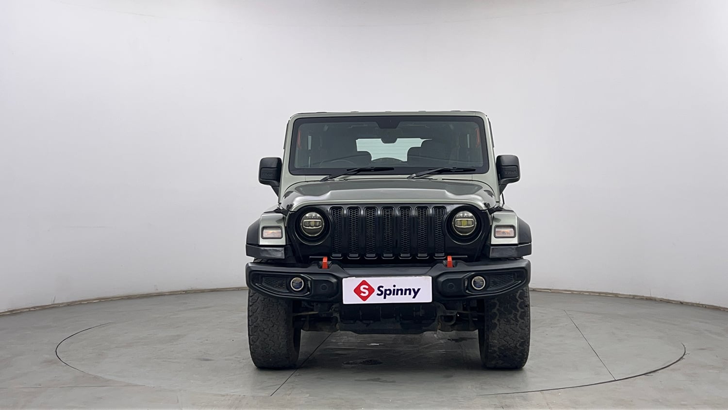 Used 2022 mahindra Thar LX Hard Top Petrol AT 4WD Petrol Automatic exterior FRONT VIEW