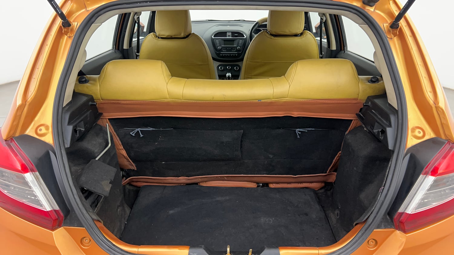 Used 2016 Tata Tiago Revotron XZ Petrol Manual interior DICKY INSIDE VIEW