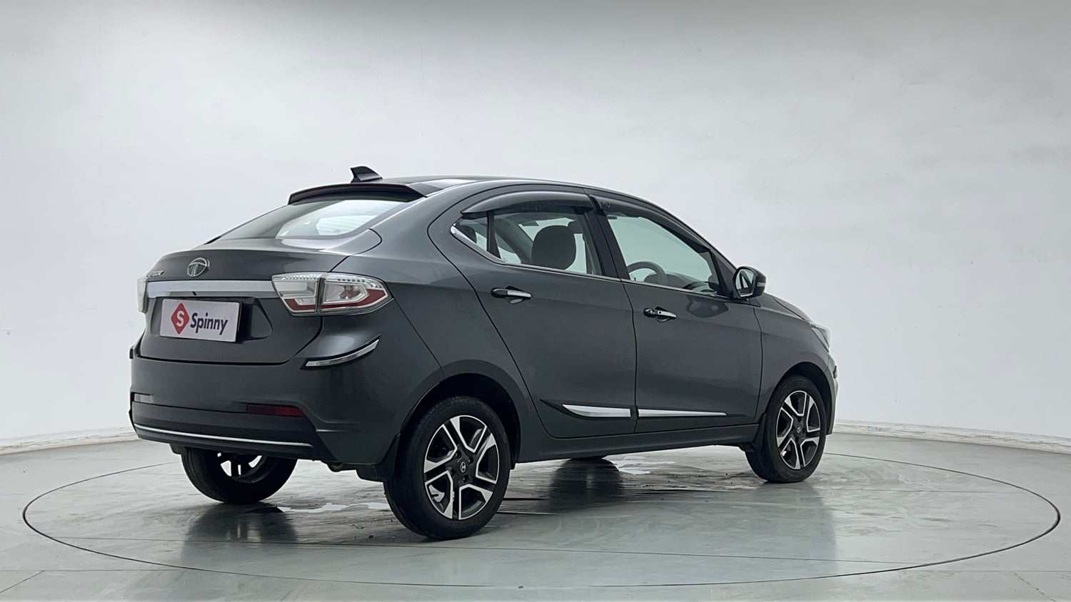 Used 2021 Tata Tigor XZ Plus Petrol Manual exterior RIGHT REAR CORNER VIEW