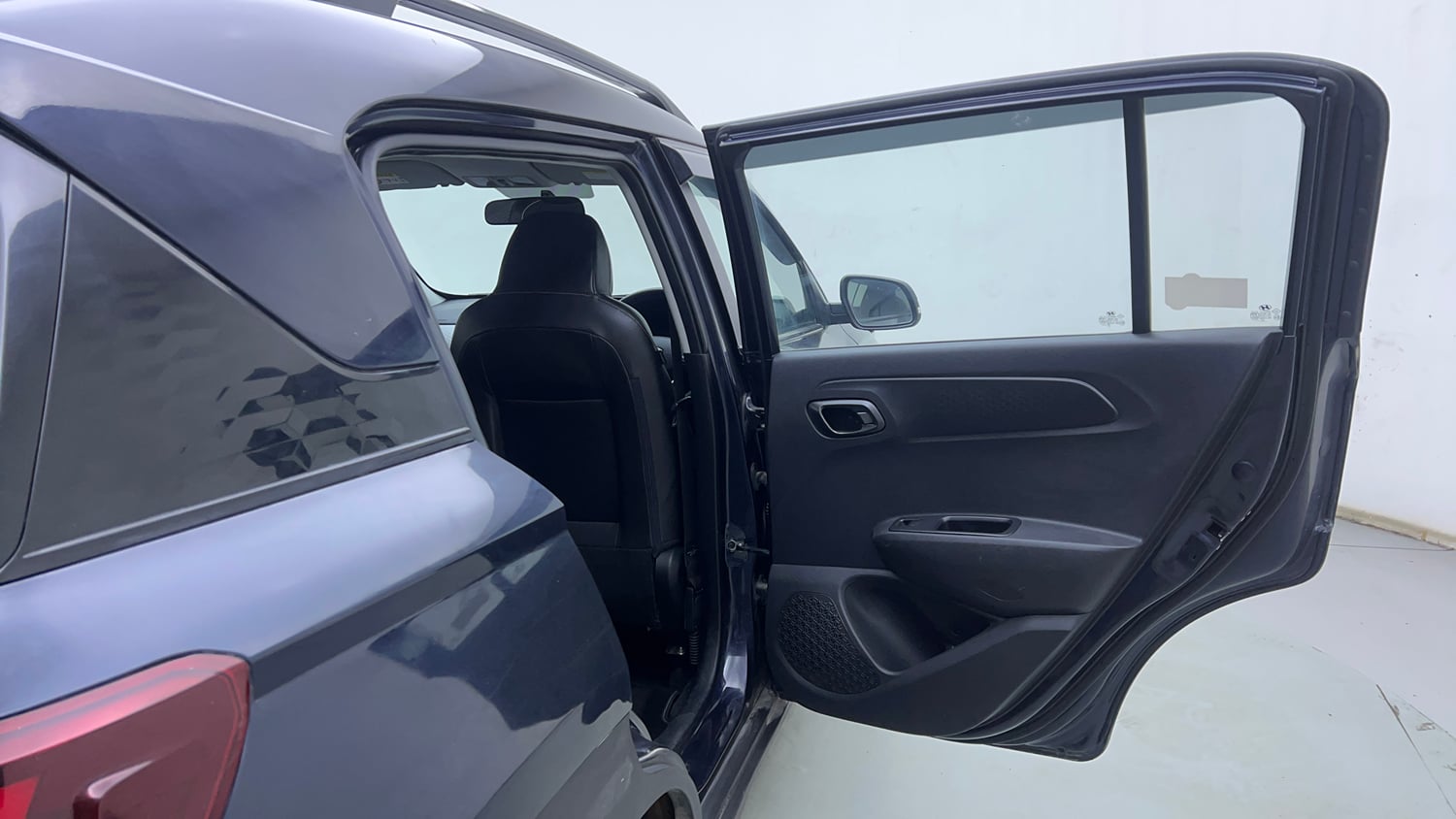 Used 2023 Hyundai Exter SX (O) 1.2 AMT Petrol Automatic interior RIGHT REAR DOOR OPEN VIEW