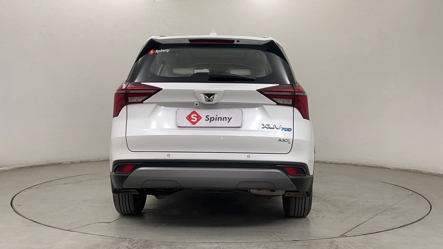 Used 2024 Mahindra XUV700 AX7 Luxury Pack Petrol AT 7 STR Petrol Automatic exterior BACK VIEW