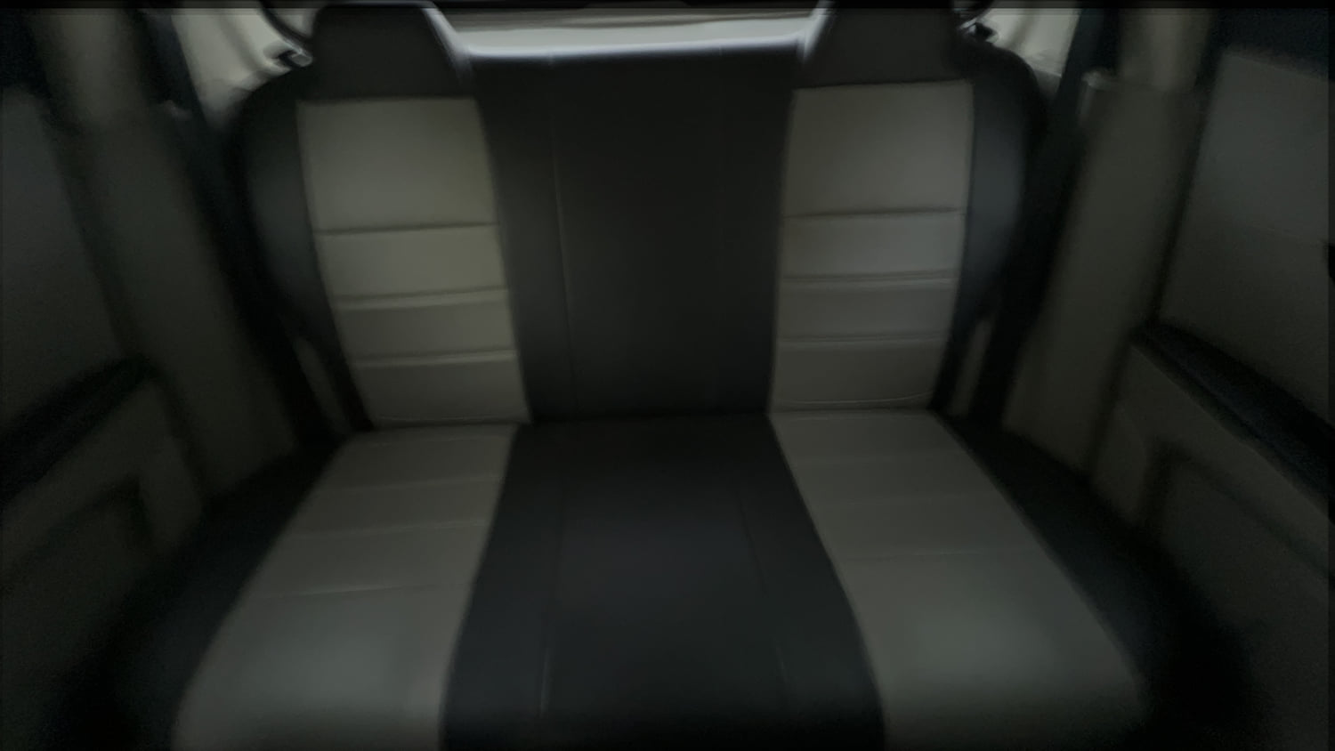 Used 2017 Mahindra KUV100 K4 6 STR Petrol Manual interior REAR SEAT CONDITION VIEW
