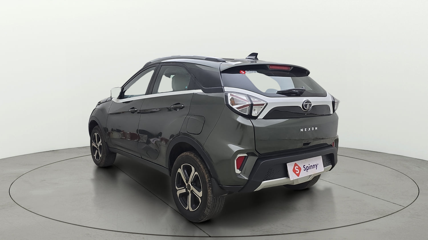 Used 2023 Tata Nexon XZ Plus LUXS Petrol Manual exterior LEFT REAR CORNER VIEW