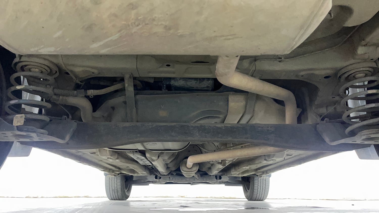 Used 2021 Hyundai Creta EX 1.5 Petrol Petrol Manual extra REAR UNDERBODY VIEW (TAKEN FROM REAR)