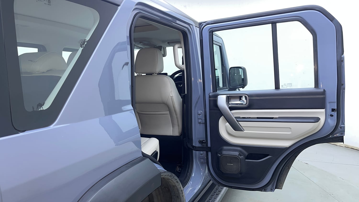 Used 2026 Mahindra Thar Roxx AX7 L Diesel AT 2WD Diesel Automatic interior RIGHT REAR DOOR OPEN VIEW