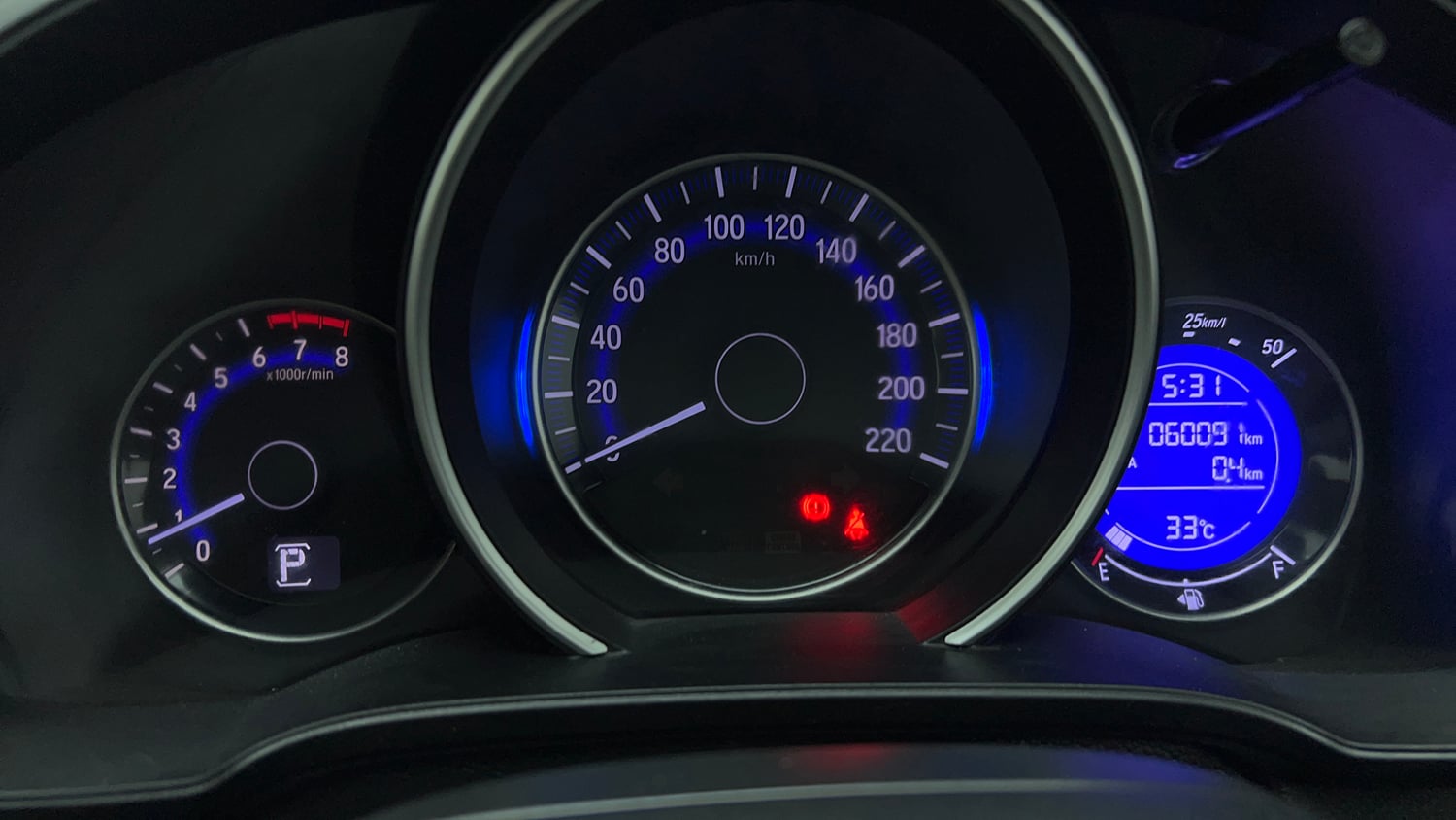 Used 2022 Honda Jazz ZX CVT Petrol Automatic interior CLUSTERMETER VIEW