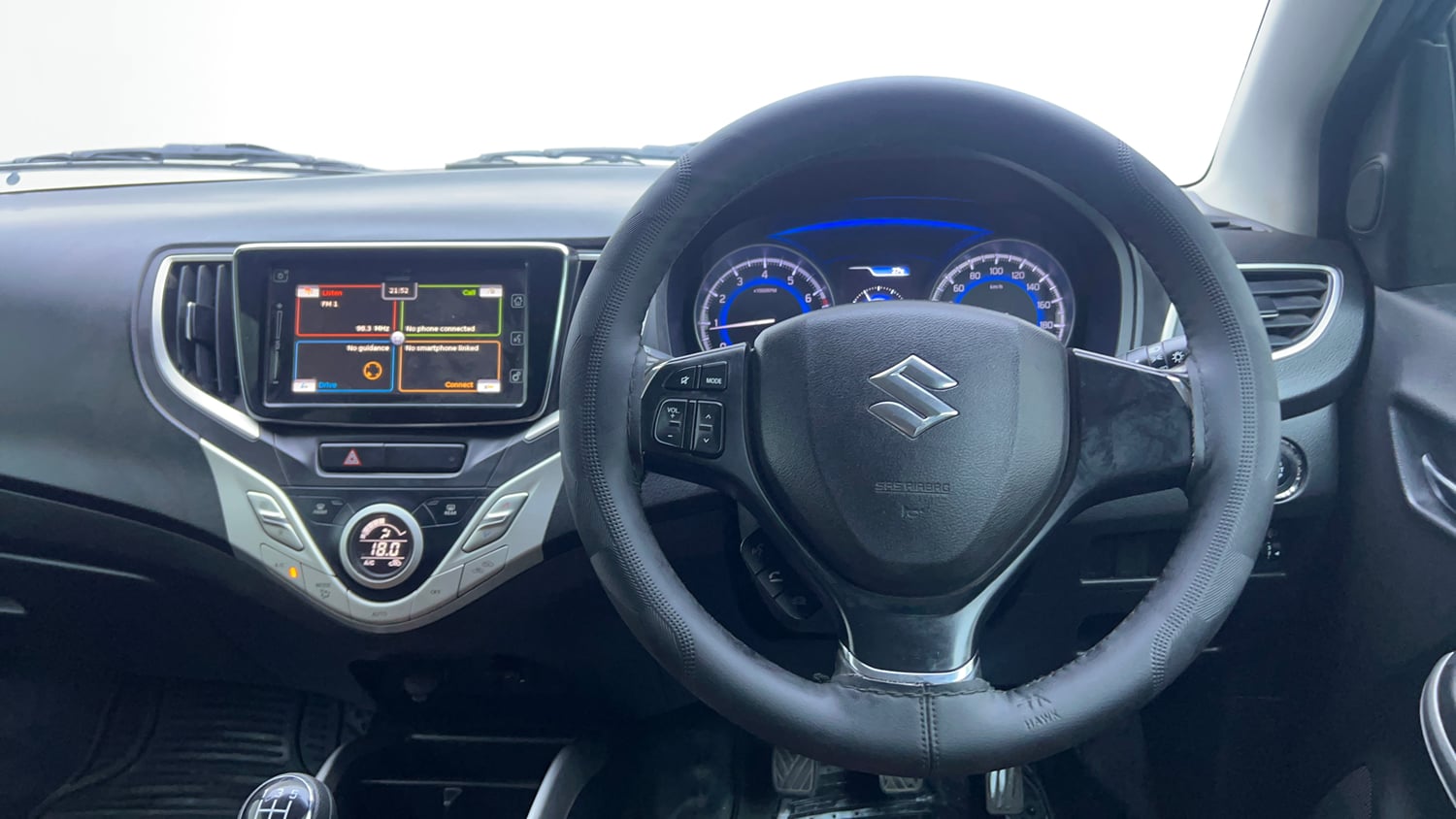 Used 2018 Maruti Suzuki Baleno Alpha 1.2 Petrol Manual interior STEERING VIEW