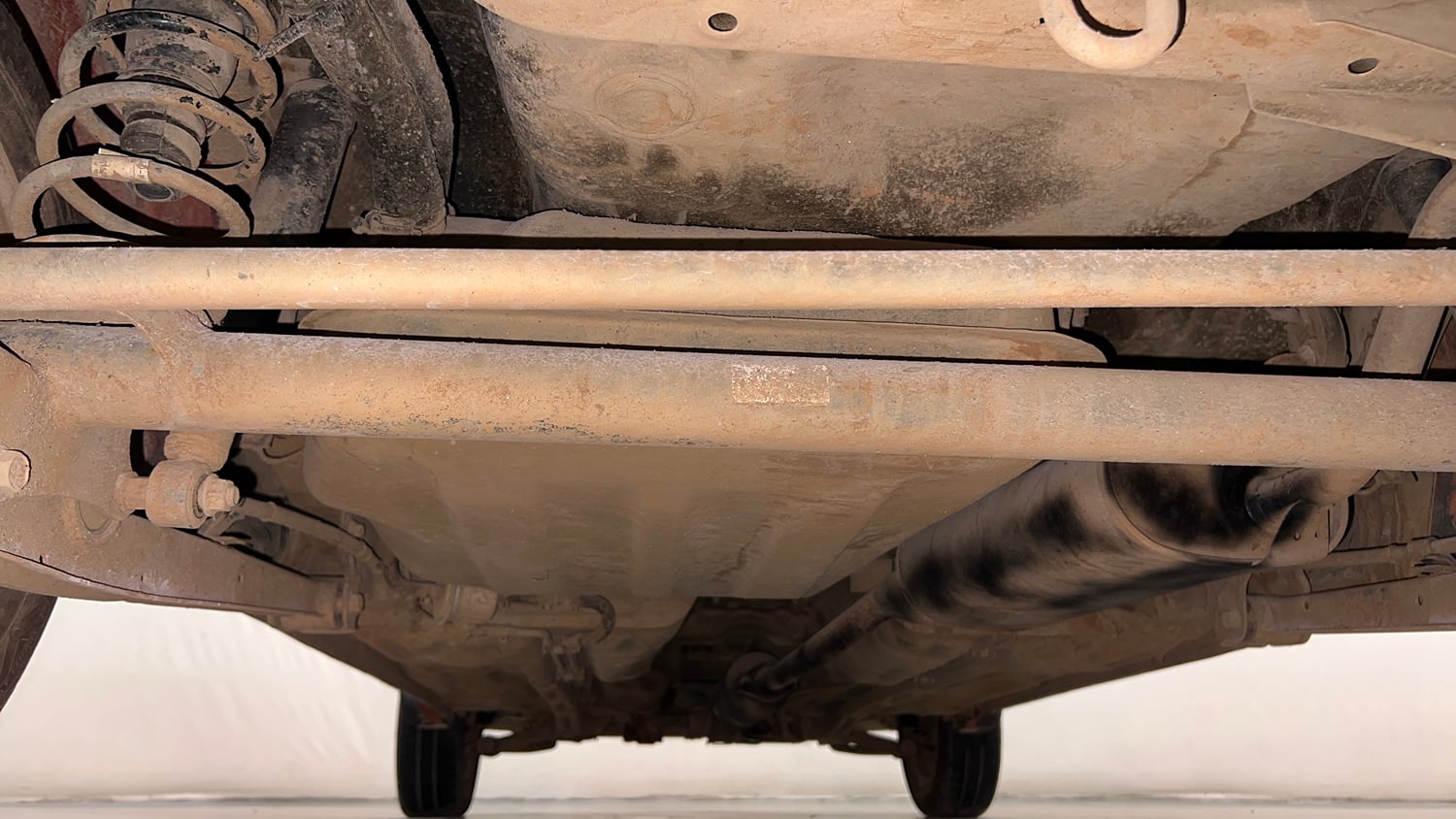 Used 2013 Maruti Suzuki Alto K10 VXi Petrol Manual extra REAR UNDERBODY VIEW (TAKEN FROM REAR)