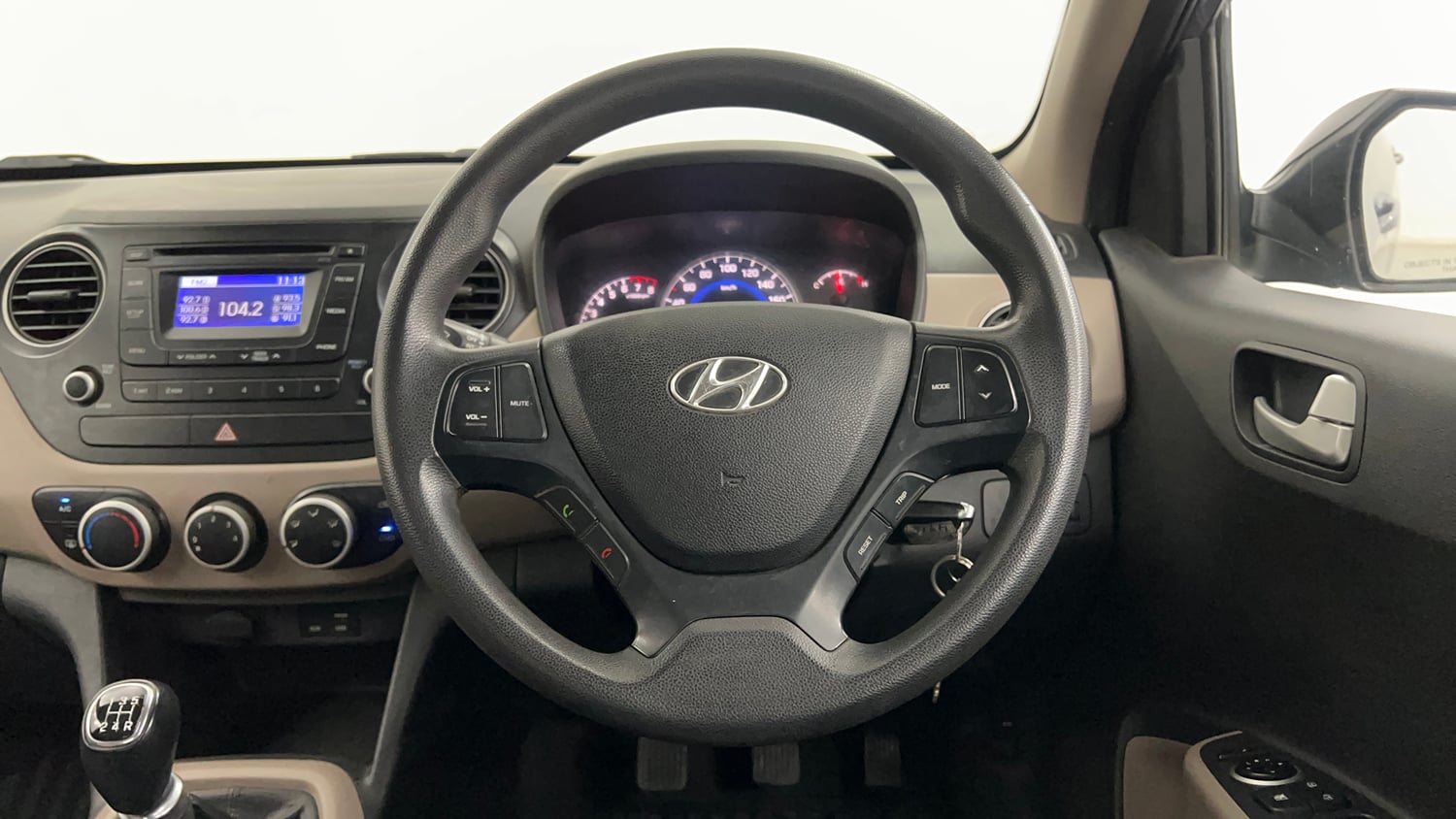 Used 2016 Hyundai Grand i10 Sportz 1.2 Kappa VTVT Petrol Manual interior STEERING VIEW