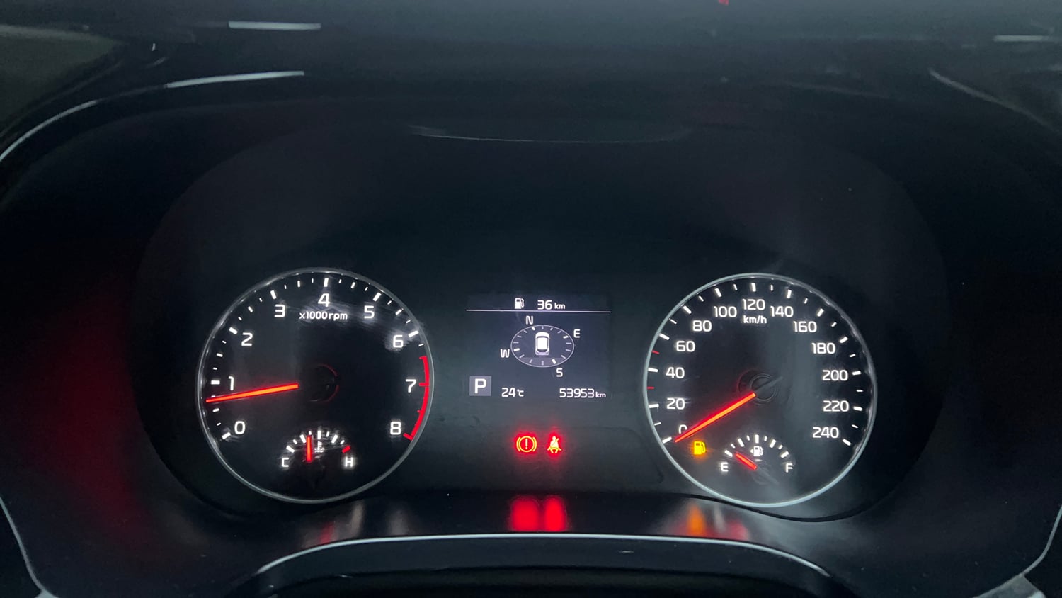 Used 2020 kia Seltos HTX IVT 1.5 Petrol Automatic interior CLUSTERMETER VIEW