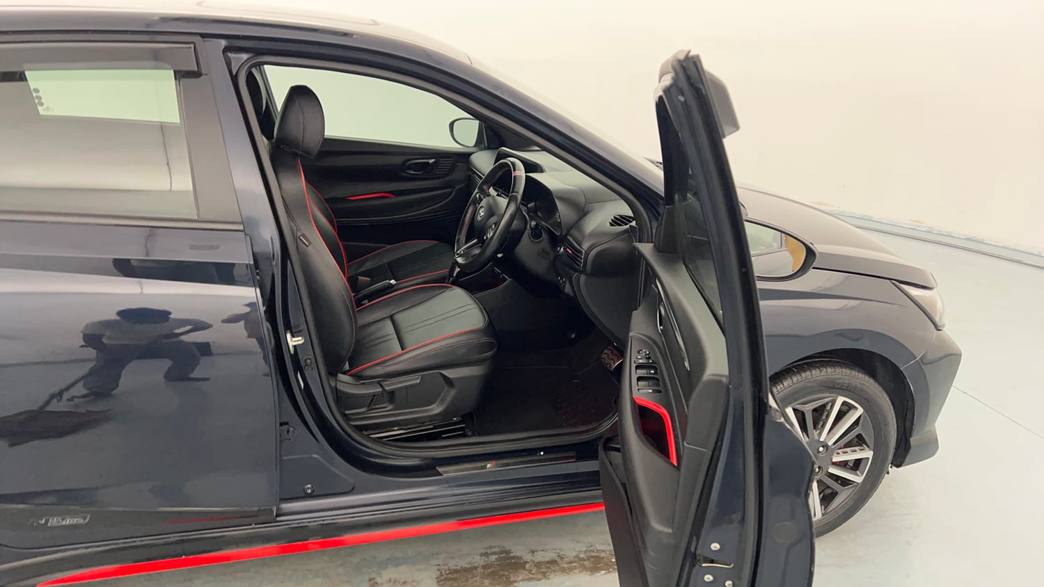 Used 2023 Hyundai i20 N Line N8 1.0 Turbo DCT Petrol Automatic interior RIGHT SIDE FRONT DOOR CABIN VIEW