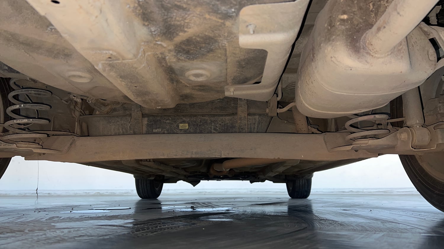 Used 2019 Hyundai Xcent SX Petrol Manual extra REAR UNDERBODY VIEW (TAKEN FROM REAR)