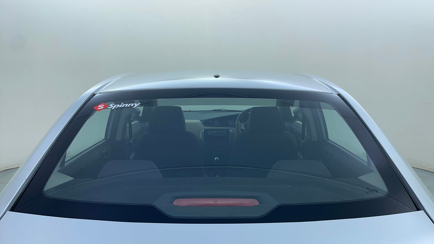 Used 2017 Tata Zest XE Petrol Petrol Manual exterior BACK WINDSHIELD VIEW